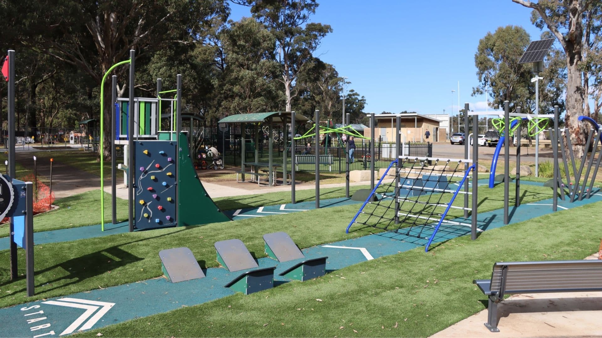 Playkour Projects - Wollondilly Shire Council - Appin Park Ninja Course